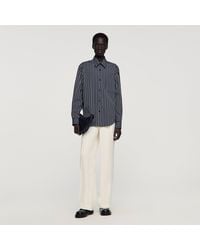 Sandro - Striped Cotton Shirt - Lyst