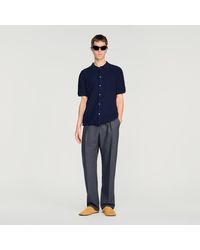 Sandro - Terry Knit Cardigan - Lyst