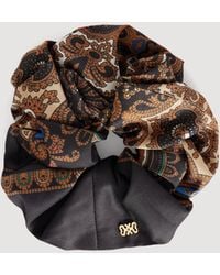 Sandro - Scarf Print Scrunchie - Lyst