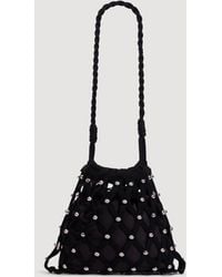 Sandro - Studded Net Mesh Bag - Lyst