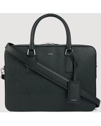 Sandro - Large Synthetic Leather Briefcase - Lyst