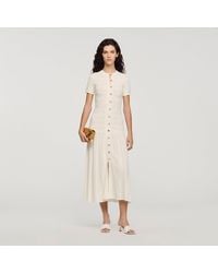 Sandro - Knit Maxi Dress - Lyst