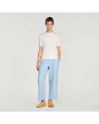 Sandro - Knitted T-Shirt - Lyst
