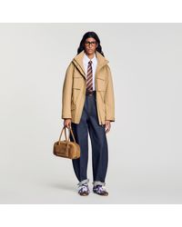 Sandro - Jacket With Adjustable Waist - Lyst