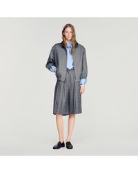 Sandro - Check Wool Shorts - Lyst