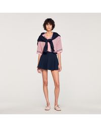 Sandro - Heart Motif Flowing Shirt - Lyst