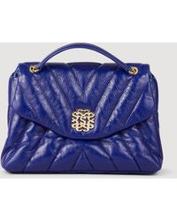 Sandro - Quilted Grained Leather Mila Bag - Lyst