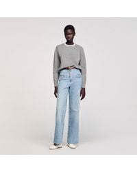 Sandro - Pull 2 en 1 col contrasté - Lyst