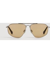 Sandro - Metal Aviator Sunglasses - Lyst
