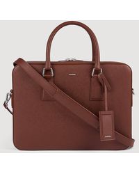 Sandro - Reconstituted Leather Briefcase - Lyst
