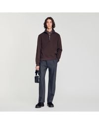 Sandro - Cotton Sweatshirt - Lyst