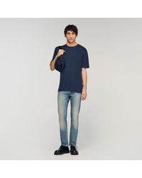 Sandro - Certified Linen T-Shirt - Lyst