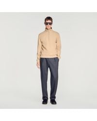 Sandro - Cotton Sweatshirt - Lyst