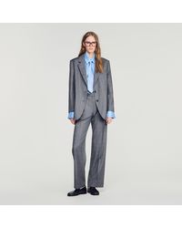 Sandro - Checked Wool Jacket - Lyst