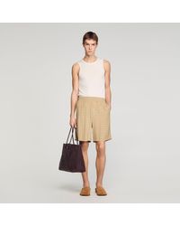 Sandro - Link Print Floaty Shorts - Lyst