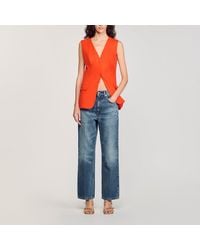 Sandro - Sleeveless Vest - Lyst
