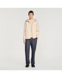 Sandro - Nylon Windbreaker - Lyst