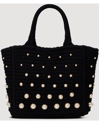 Sandro - Beaded Crochet Bag - Lyst