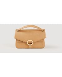 Sandro - Small Embossed Leather Yza Bag - Lyst