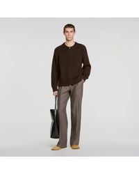 Sandro - Zip-Up Bomber Cardigan - Lyst