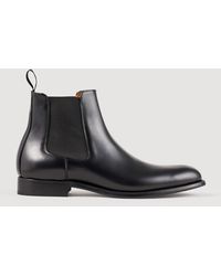 Sandro - Leather Chelsea Ankle Boots - Lyst