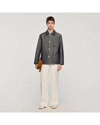 Sandro - Effect Worker Jacket - Lyst