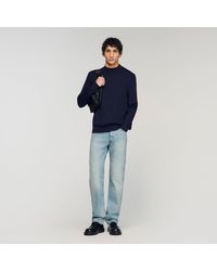 Sandro - Wool Jumper With High Neck - Lyst
