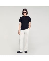 Sandro - Cotton T-Shirt - Lyst