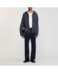 Sandro - Milano Knit Hooded Cardigan - Lyst