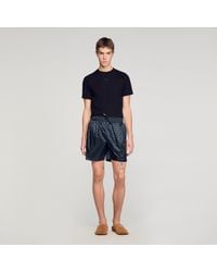 Sandro - Square Cross Swim Shorts - Lyst