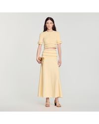 Sandro - Cropped Cardigan With Tassels - Lyst
