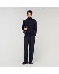 Sandro - Turtleneck Wool Sweater - Lyst