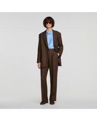 Sandro - Rhinestone Suit Trousers - Lyst