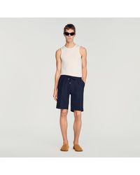 Sandro - Jersey Bermuda Shorts - Lyst