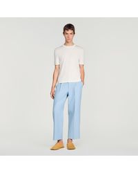 Sandro - Knitted T-Shirt - Lyst