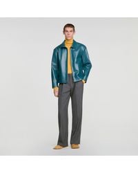 Sandro - Leather Jacket - Lyst
