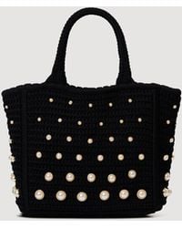 Sandro - Beaded Crochet Bag - Lyst