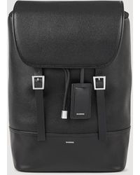 Sandro - Canvas And Leather Backpack - Lyst