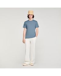 Sandro - Cotton T-Shirt - Lyst