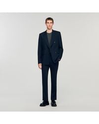Sandro - Double-Breasted Suit Jacket - Lyst