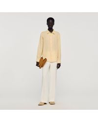 Sandro - Linen Shirt - Lyst