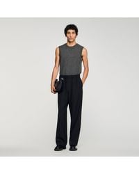 Sandro - Wide-Leg Trousers - Lyst