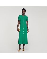 Sandro - Knit Maxi Dress - Lyst