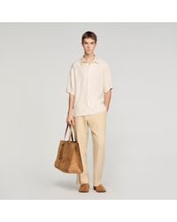 Sandro - Square Cross Loose-Fit Shirt - Lyst