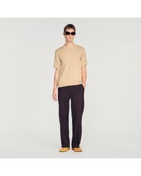 Sandro - Knitted T-Shirt - Lyst
