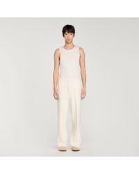 Sandro - Wide-Leg Trousers - Lyst