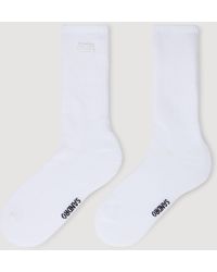 Sandro - Embroidered Socks - Lyst