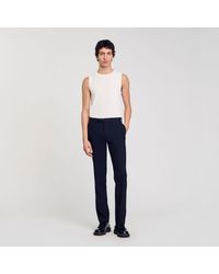 Sandro - Wool Suit Trousers - Lyst