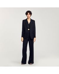 Sandro - Sequinned Suit Jacket - Lyst
