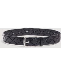 Sandro - Braided Veg-Tanned Leather Belt - Lyst